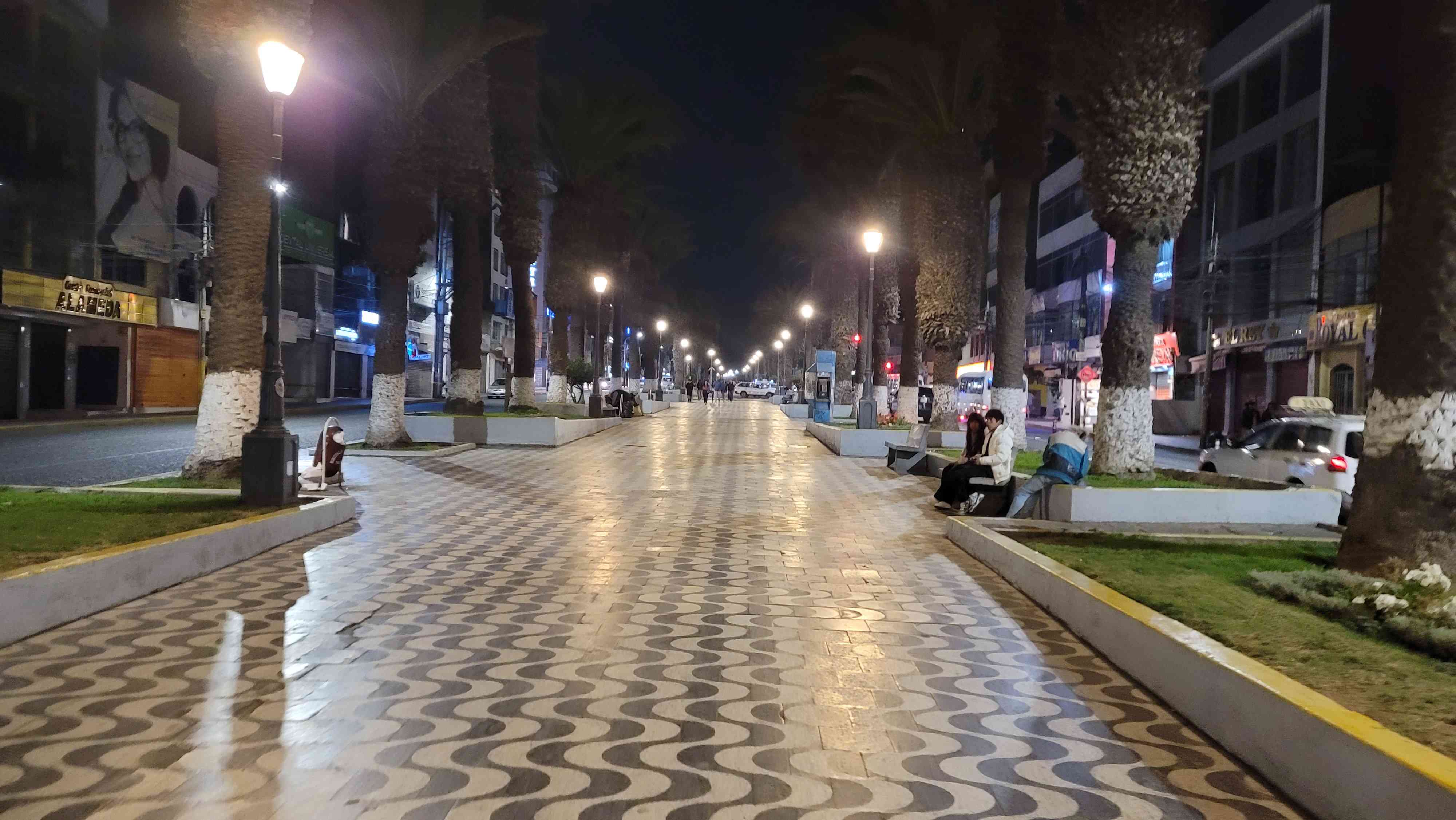 Tacna city main Street boulevard