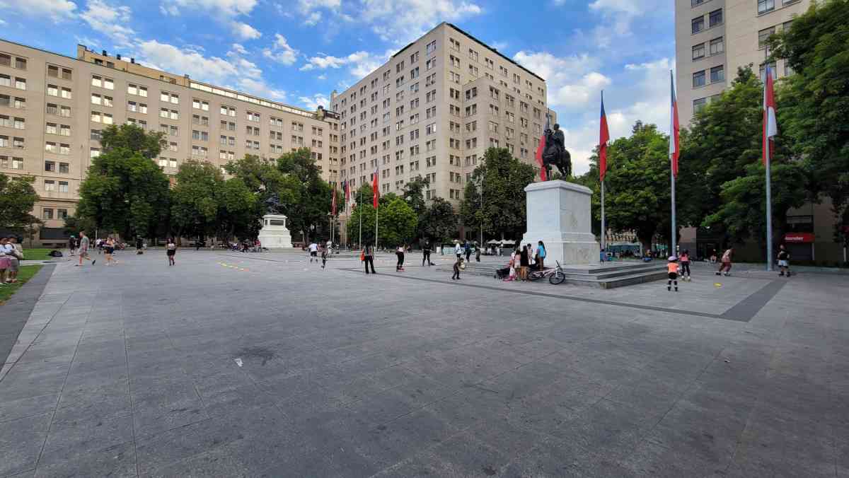 Bandera Bicentenario Santiago Chile